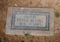 Neckel Peter 1879-1969 Grabstein